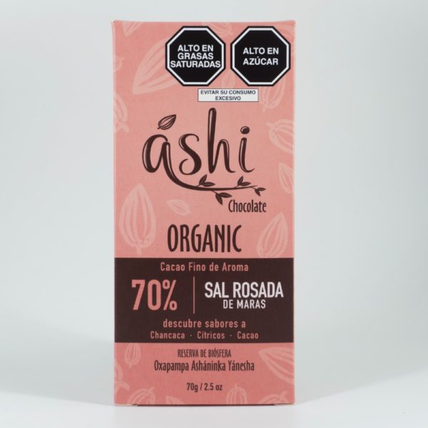 Ashi Chocolate Sal De Maras Al 70% 70gr.