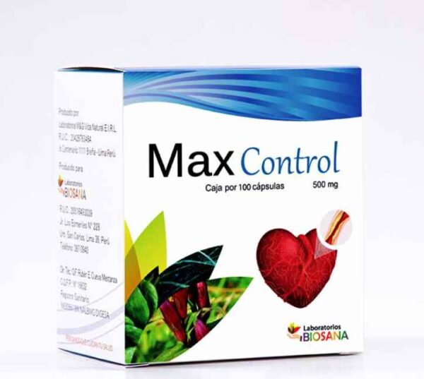 Biosana Maxcontrol 500mg Caja X 100 Cap.